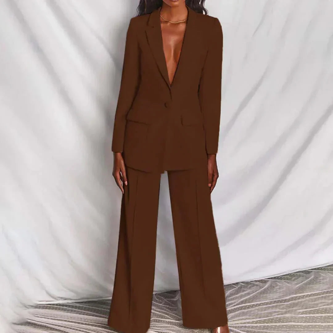 Addison™ - Tailored Blazer & Wide-Leg Trousers