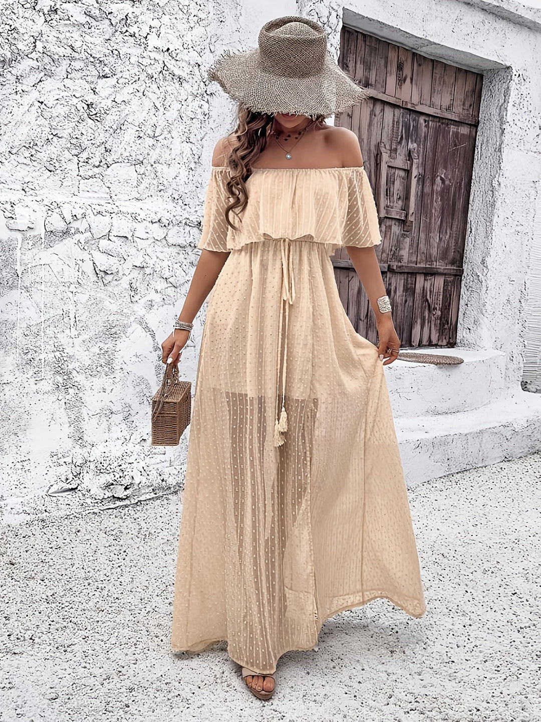 Lily™ - Elegant Off-Shoulder Dress