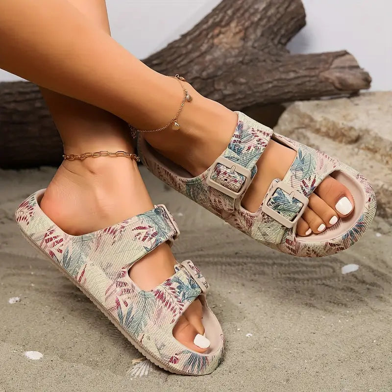 Amelia™ - Comfortable Thick Sole Slides