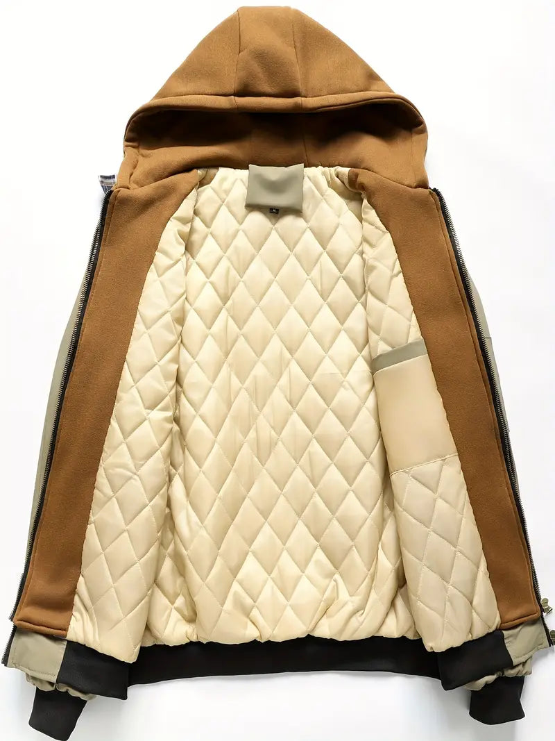 Dylan™ - Modern Hooded Checkered Jacket