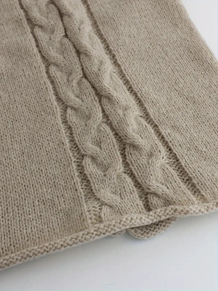 Peyton™ - Elegant Knit Turtleneck with Loose Pants Set