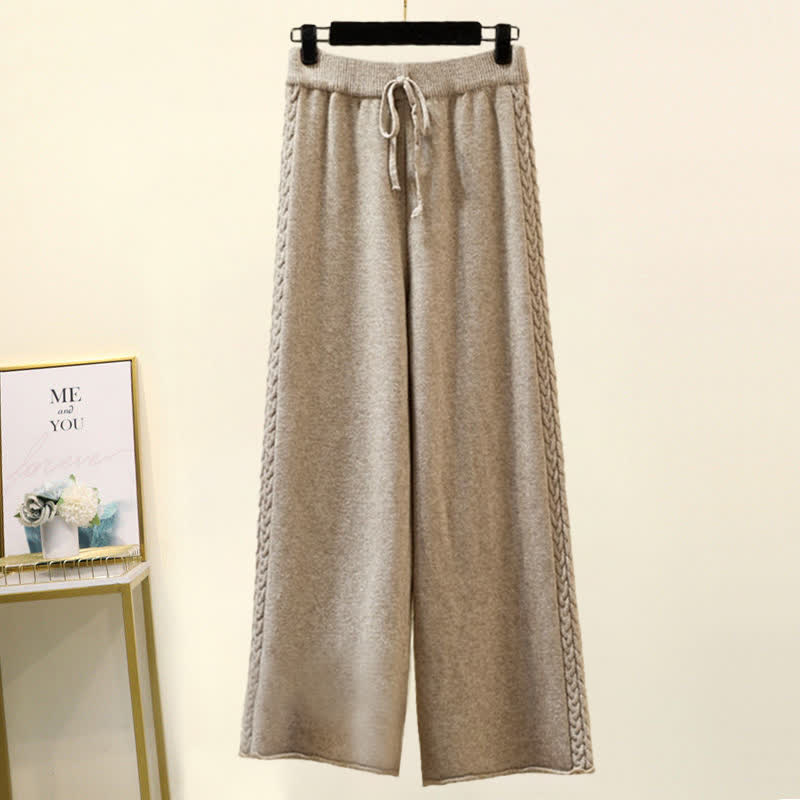 Peyton™ - Elegant Knit Turtleneck with Loose Pants Set