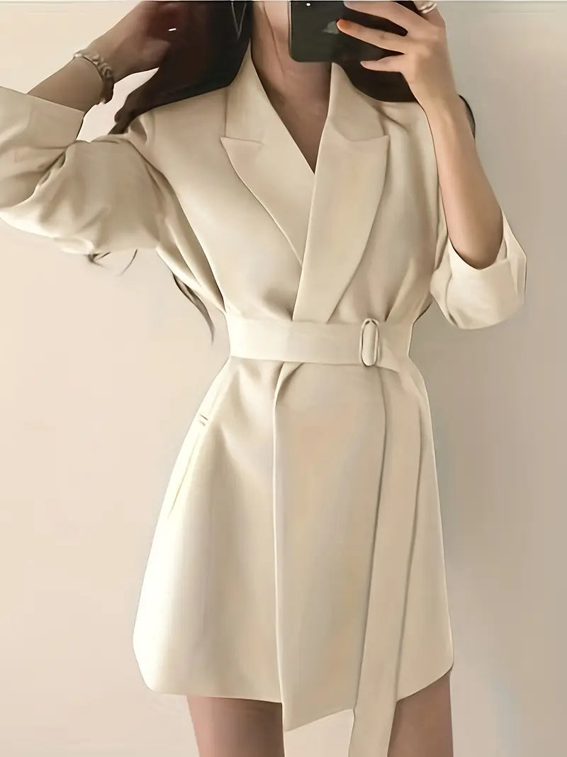 Sophia™ - Chic Midi Trench Coat