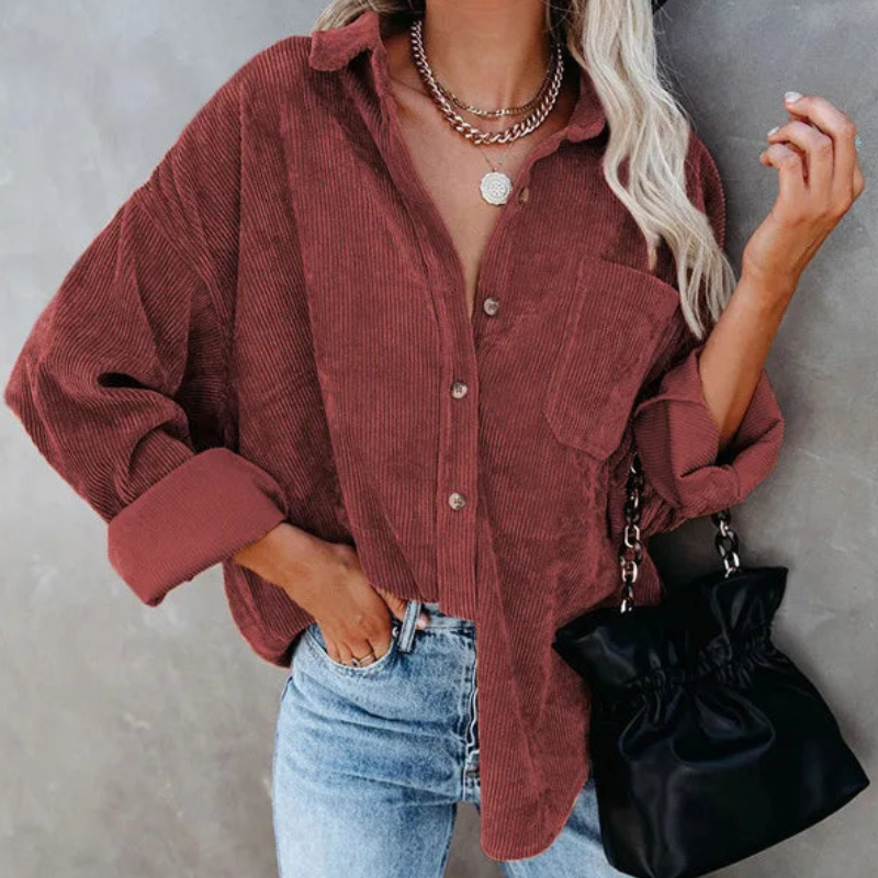 Ella™ - Comfortable Casual Stripe Shirt
