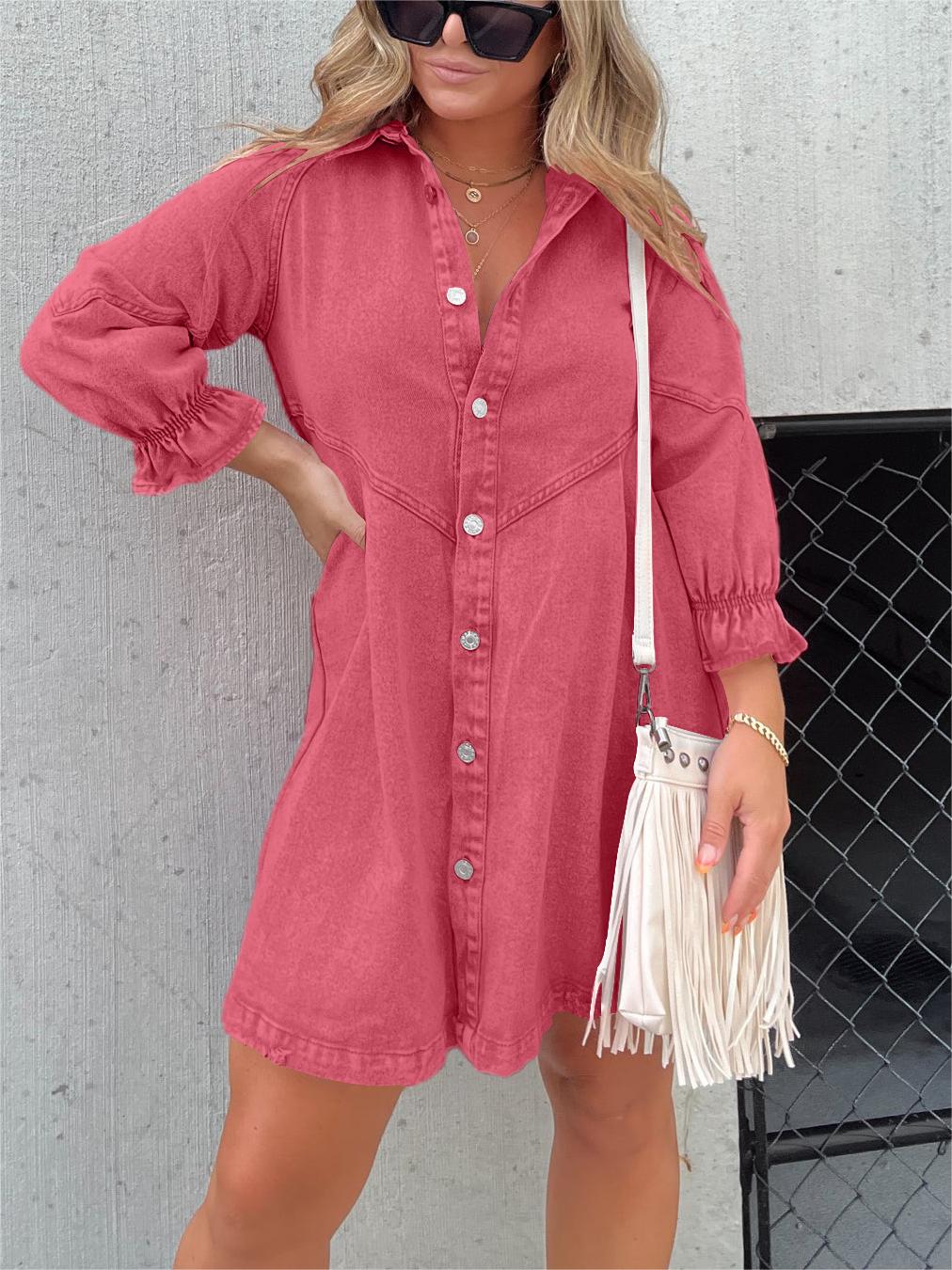 Aubrey™ - Casual Denim Dress