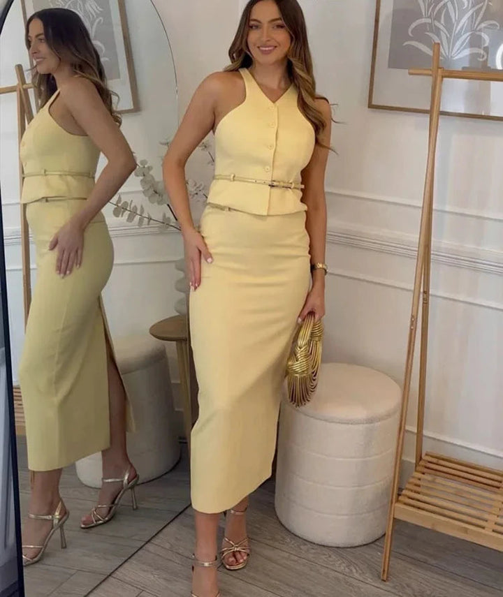 Avery™ - Stylish Sleeveless Summer Suit