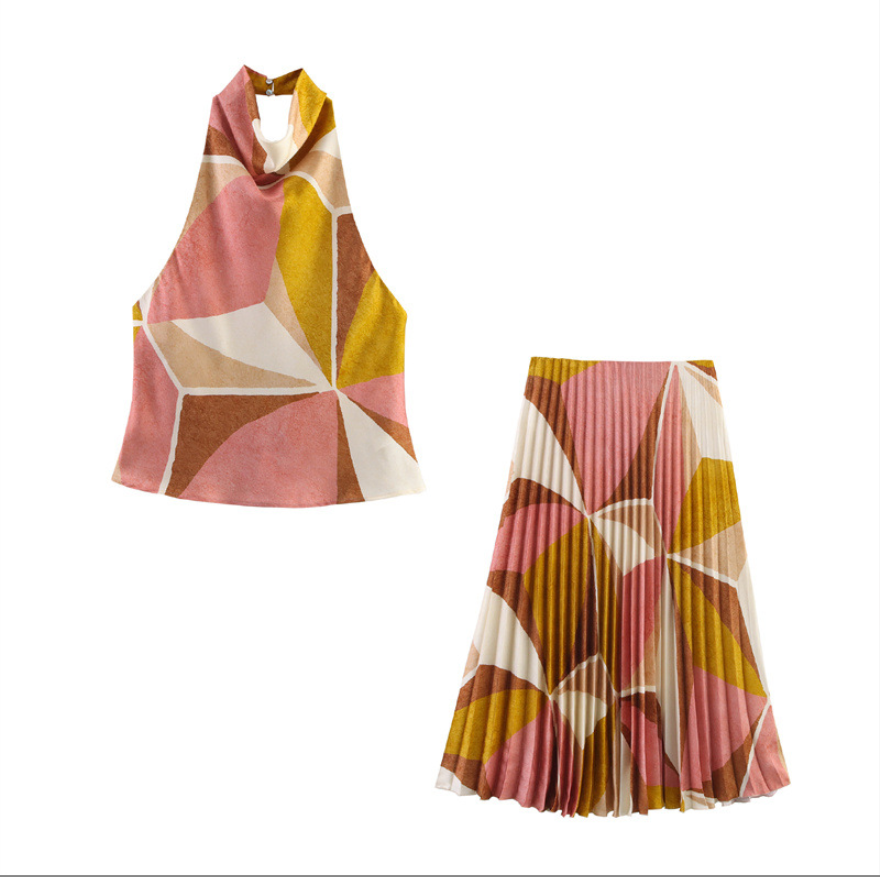 Scarlett™ - Stylish Top and Skirt Set