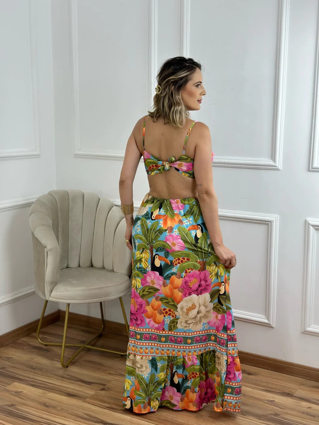 Olivia™ - Backless Spaghetti Strap Dress