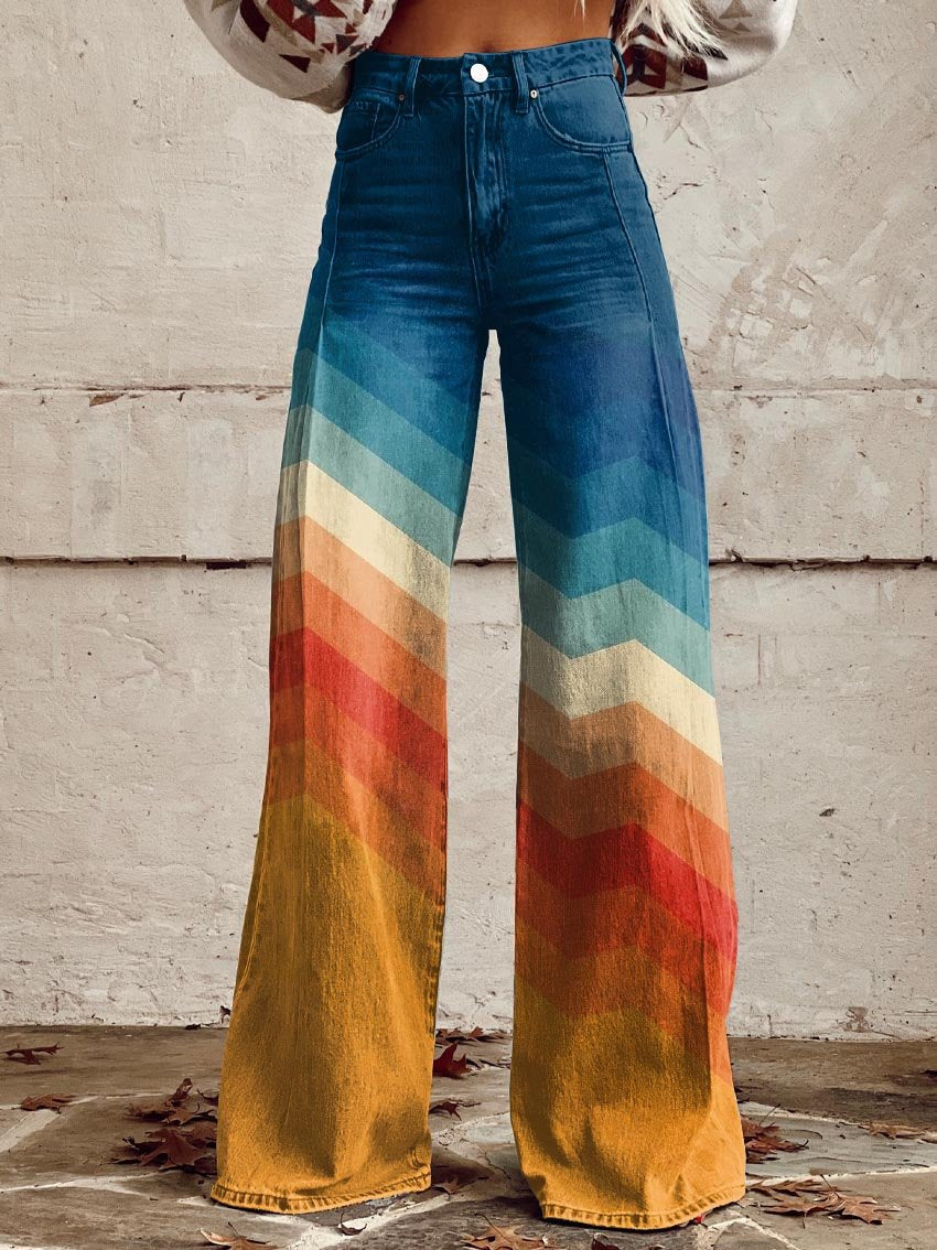 Grace™ - Versatile Striped Wide Leg Pants