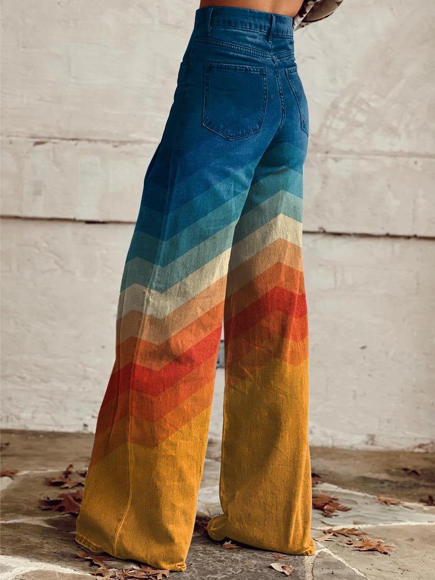 Grace™ - Versatile Striped Wide Leg Pants