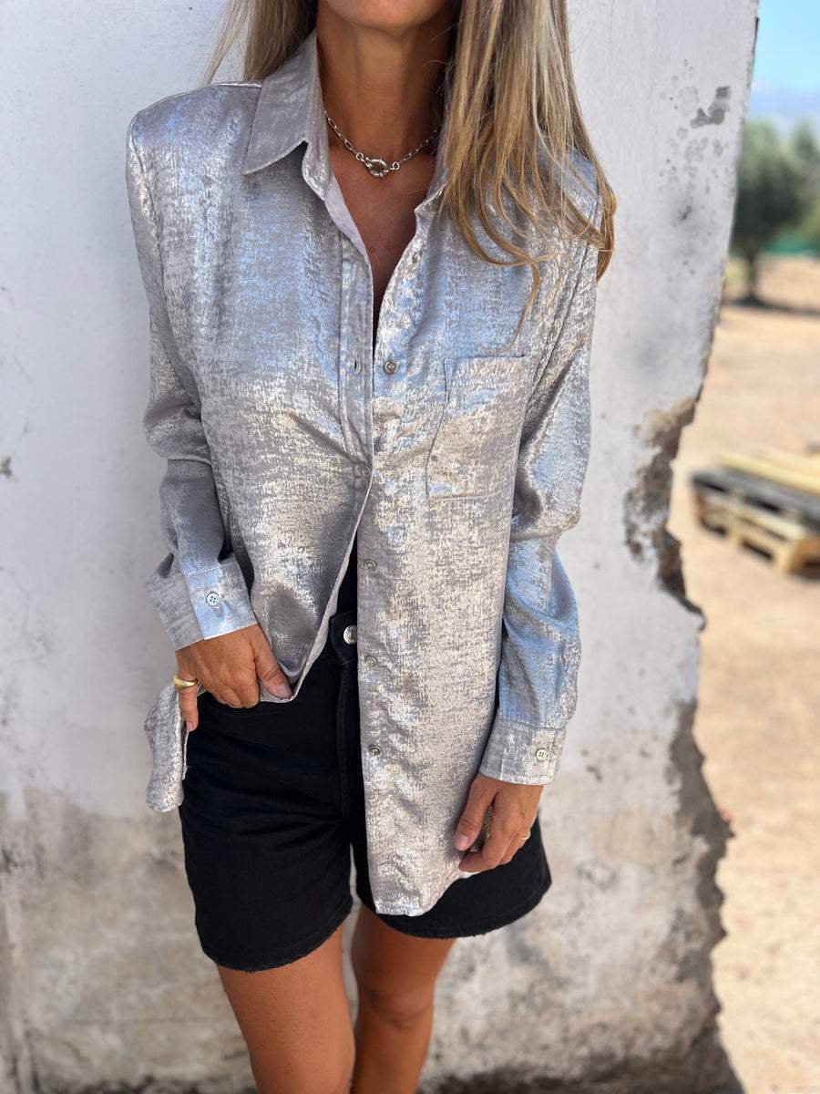 Riley™ - Chic Shimmer Shirt
