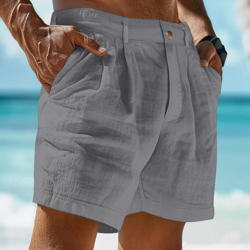 Liam™ - Linen Solid Color Pants