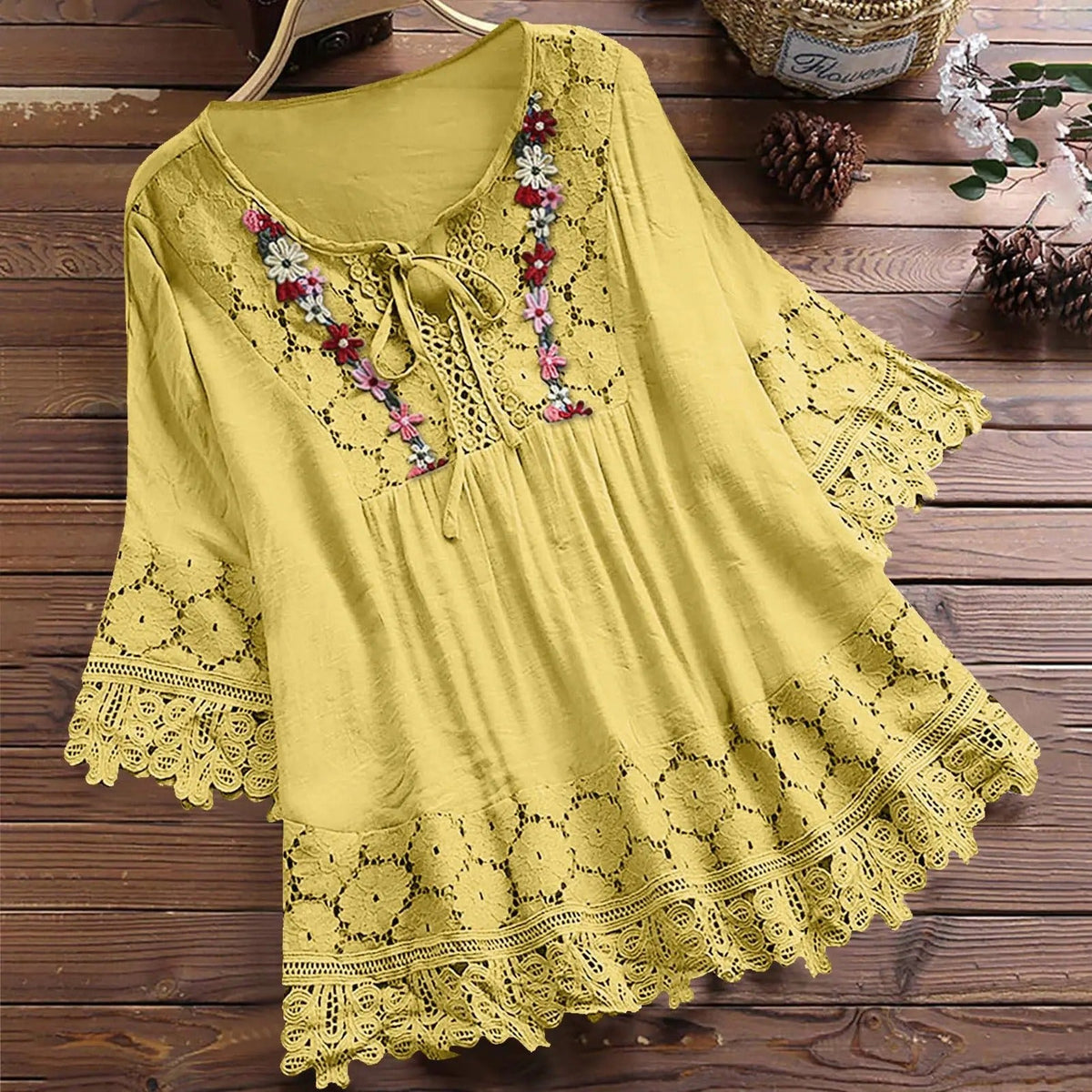 Alyssa™ - Stylish Embroidered Blouse
