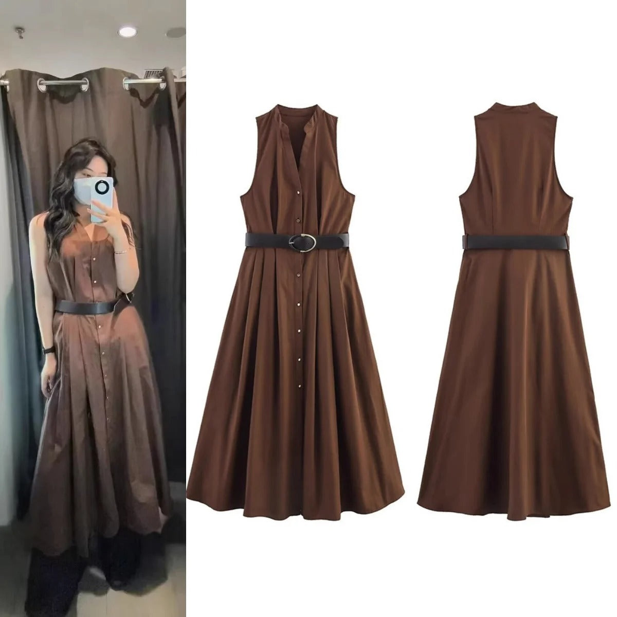 Amelia™ - Stylish Midi Dress
