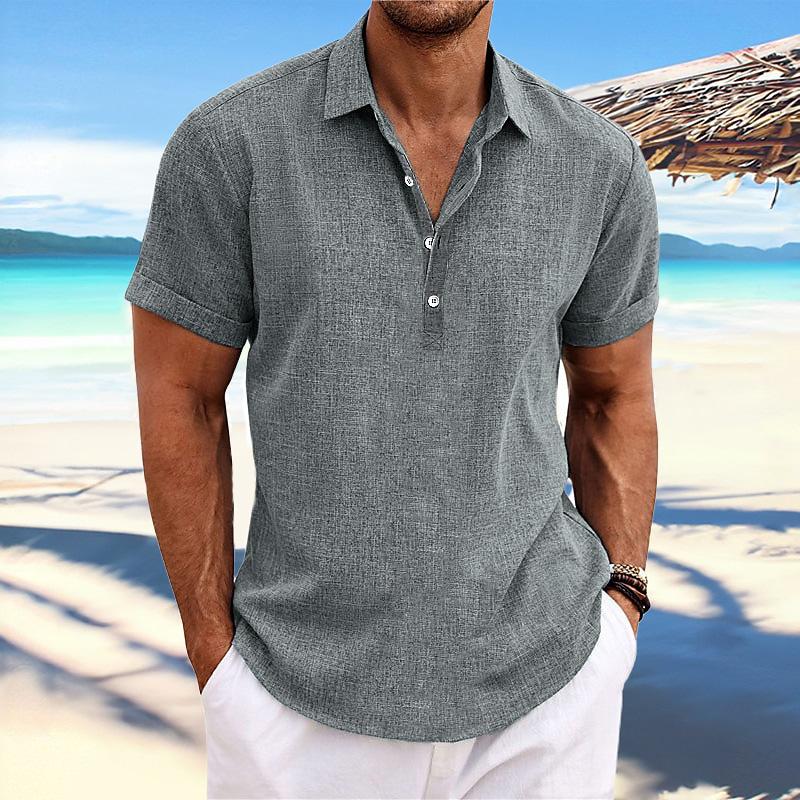 Parker™ - Short Sleeve Linen Shirt