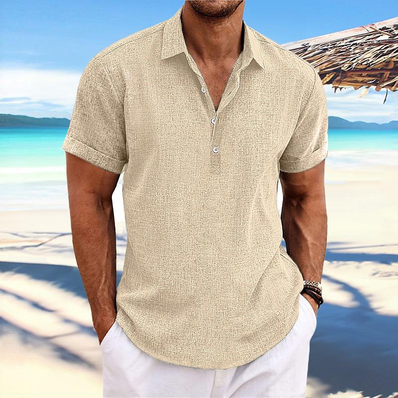 Parker™ - Short Sleeve Linen Shirt