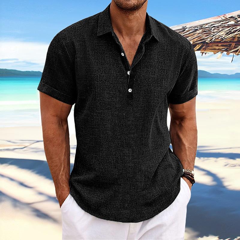 Parker™ - Short Sleeve Linen Shirt