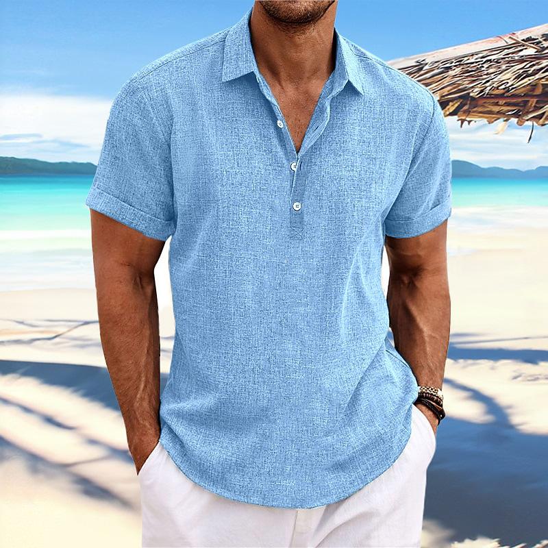 Parker™ - Short Sleeve Linen Shirt