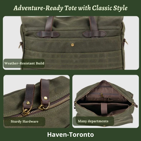 Parker™ - Canvas Shoulder Tote Bag