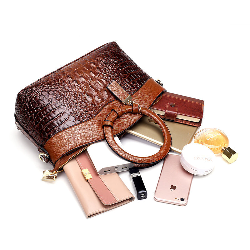 Frances - Classic Heritage Leather Shoulder Bag