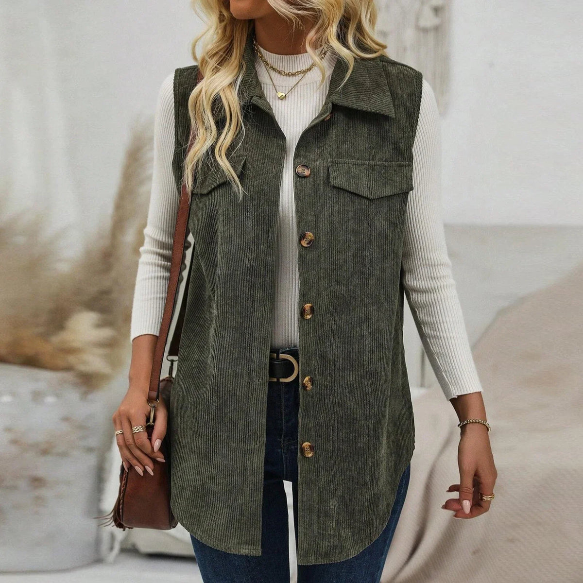 Victoria™ - Stylish Corduroy Vest