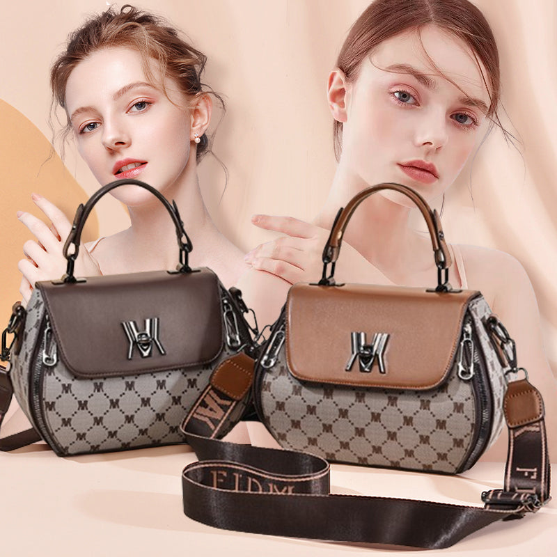 Genevieve - Luxe Charm Leather Shoulder Bag