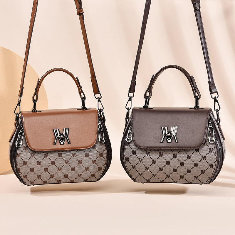Genevieve - Luxe Charm Leather Shoulder Bag