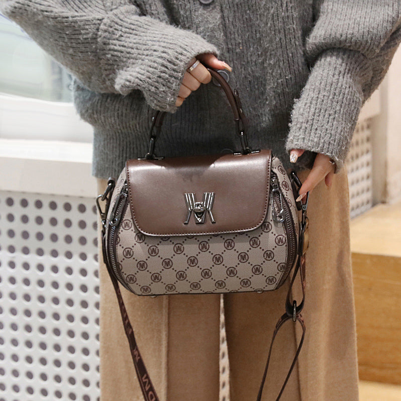 Genevieve - Luxe Charm Leather Shoulder Bag