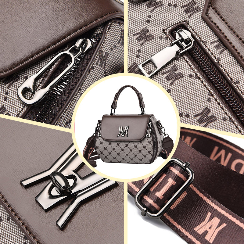 Genevieve - Luxe Charm Leather Shoulder Bag