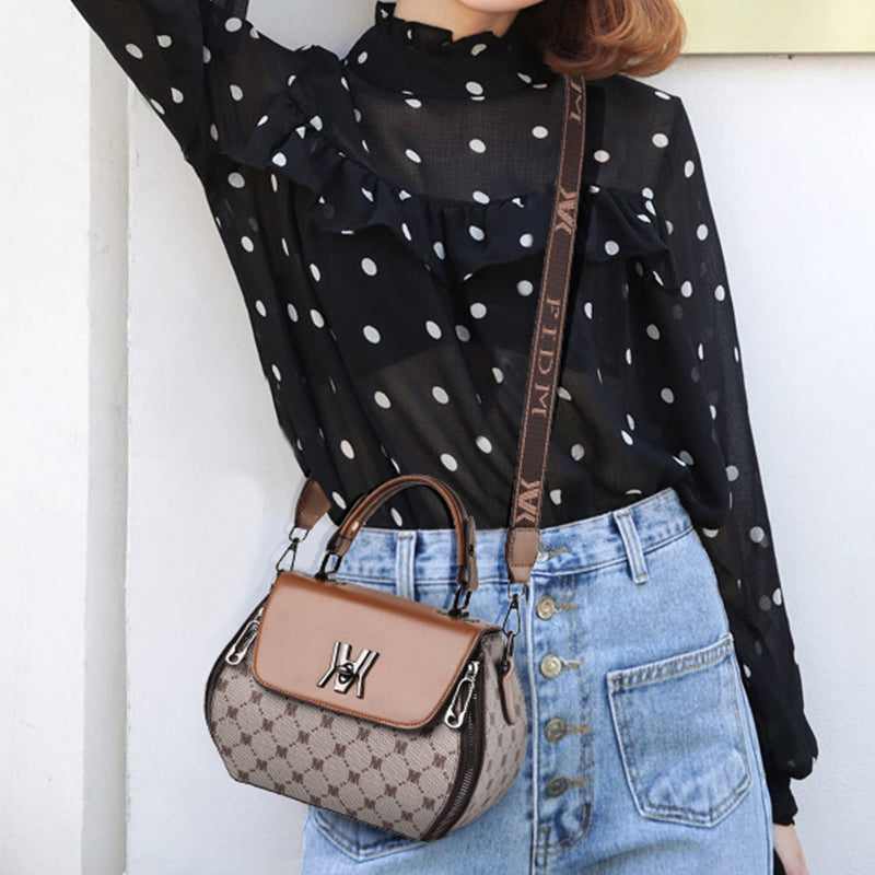 Genevieve - Luxe Charm Leather Shoulder Bag