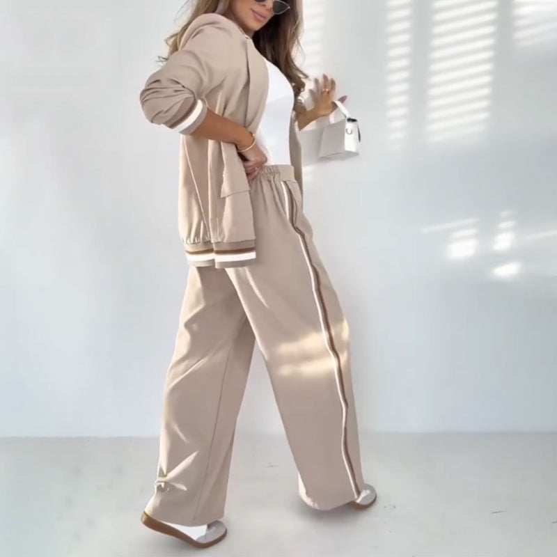 Mia™ - Blazer and Wide Leg Pants Set