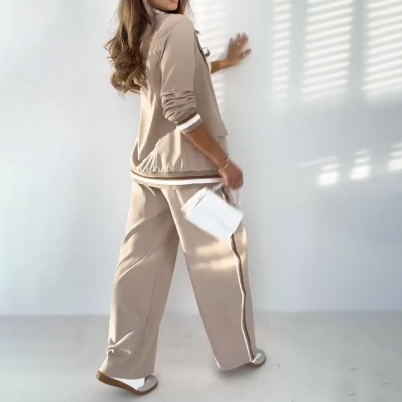 Mia™ - Blazer and Wide Leg Pants Set