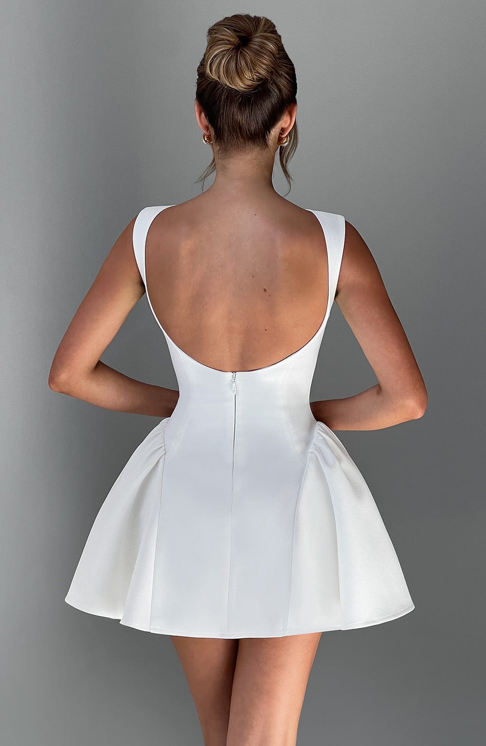Zoe™ - Stylish Backless High Waist A-line Sexy Mini Dress